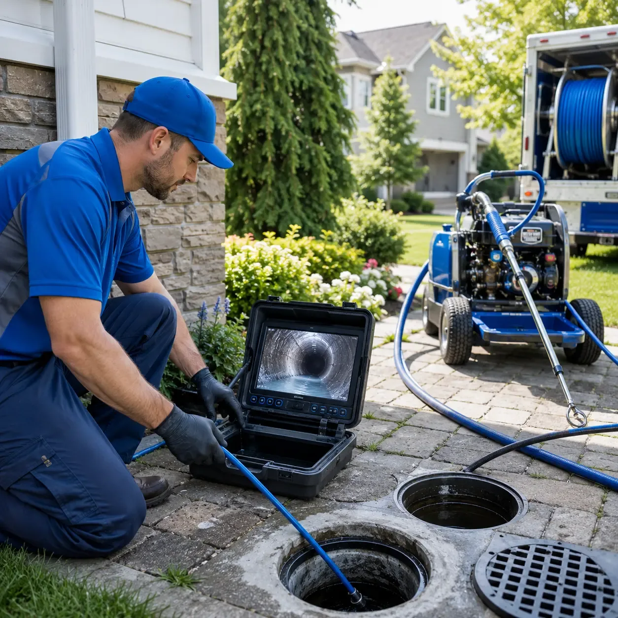 Outdoor drain cleaning professionals serving Johnson, NE